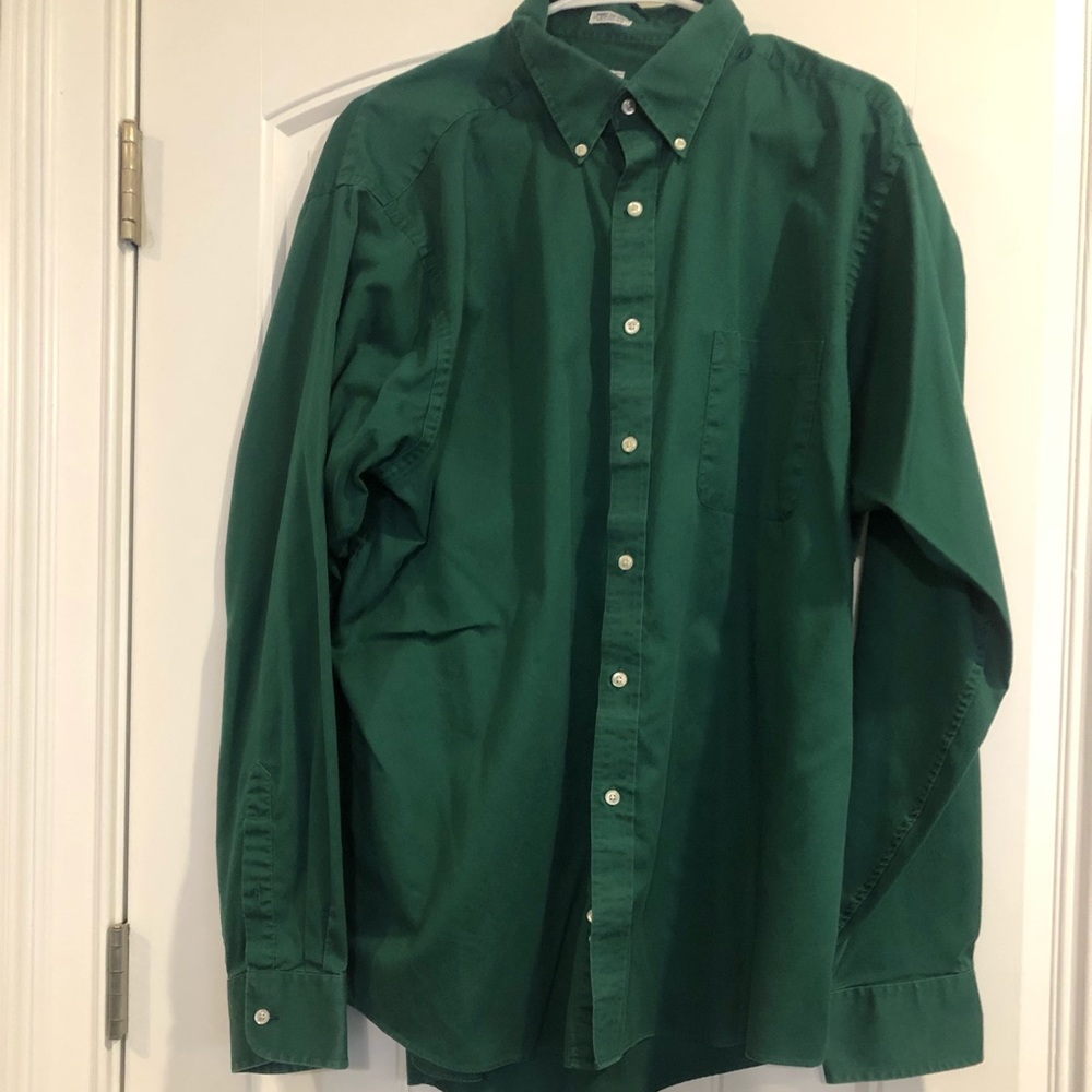 Green long sleeve Izod shirt
